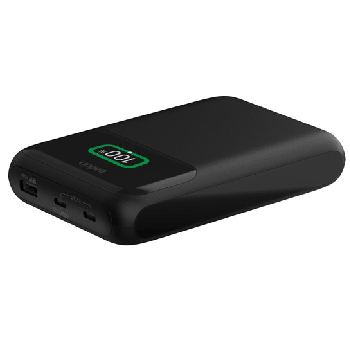 Belkin BoostCharge Pro 20k mAh Laptop Power Bank (3 Port) +USB-C to USB-C Cable 60W (60cm) - Black(BPB020BTBK), 2xUSB-C,1xUSB-A, 65W, 2 Years Warranty - Image 3