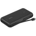 Belkin BoostCharge 20K mAh Power Bank With Integrated USB-C Cable - Black (BPB024FQBK), 30W, 2xUSB-C, 1x USB-A, CEW $2,500, Apple, 2 Years Warranty - Image 1
