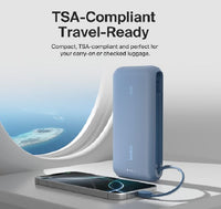 Belkin BoostCharge 20K mAh Power Bank With Integrated USB-C Cable - Blue (BPB024fqBL), 30W, 2xUSB-C, 1x USB-A, CEW $2,500, Apple, 2 Years Warranty - Image 4