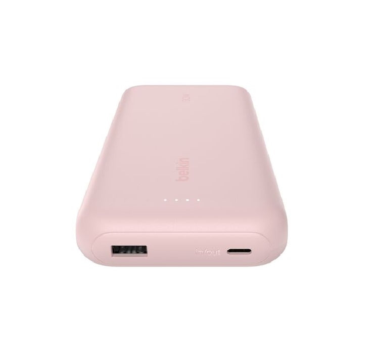 Belkin BoostCharge 20K mAh Power Bank With Integrated USB-C Cable - Pink (BPB024fqPK), 30W, 2xUSB-C, 1x USB-A, CEW $2,500, Apple, 2 Years Warranty - Image 3
