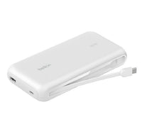Belkin BoostCharge 20K mAh Power Bank With Integrated USB-C Cable - White (BPB024fqWH), 30W, 2xUSB-C, 1x USB-A, CEW $2,500, Apple, 2 Years Warranty - Image 5