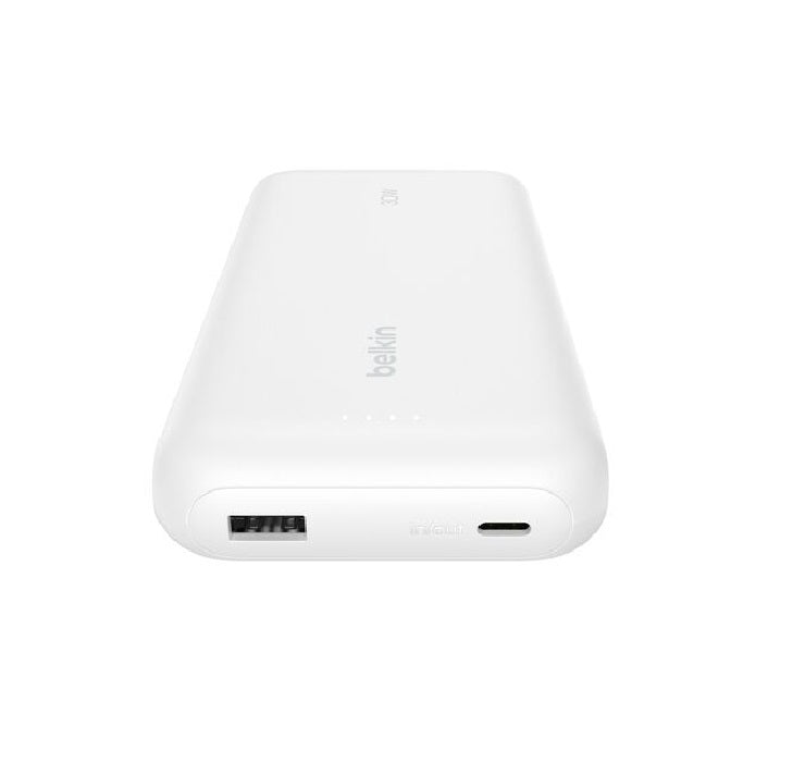 Belkin BoostCharge 20K mAh Power Bank With Integrated USB-C Cable - White (BPB024fqWH), 30W, 2xUSB-C, 1x USB-A, CEW $2,500, Apple, 2 Years Warranty - Image 3