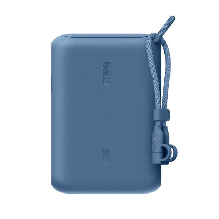 Belkin BoostCharge 10K mAh Power Bank with Display + USB-C to USB-C Cable 60W (15CM) - Blue (BPB027fqBL), 20W, 2xUSB-C Ports, 2 Years Warranty - Image 4