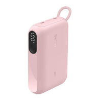 Belkin BoostCharge 10K mAh Power Bank with Display + USB-C to USB-C Cable 60W (15CM) - Pink (BPB027fqPK), 20W, 2x USB-C Ports, 2 Years Warranty - Image 3