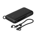 Belkin BoostCharge 20K mAh Power Bank with Display + USB-C to USB-C Cable 60W (15CM) - Black (BPB028fqBK), 20W, 2x USB-C, 1x USB-A, 2 Years Warranty - Image 1