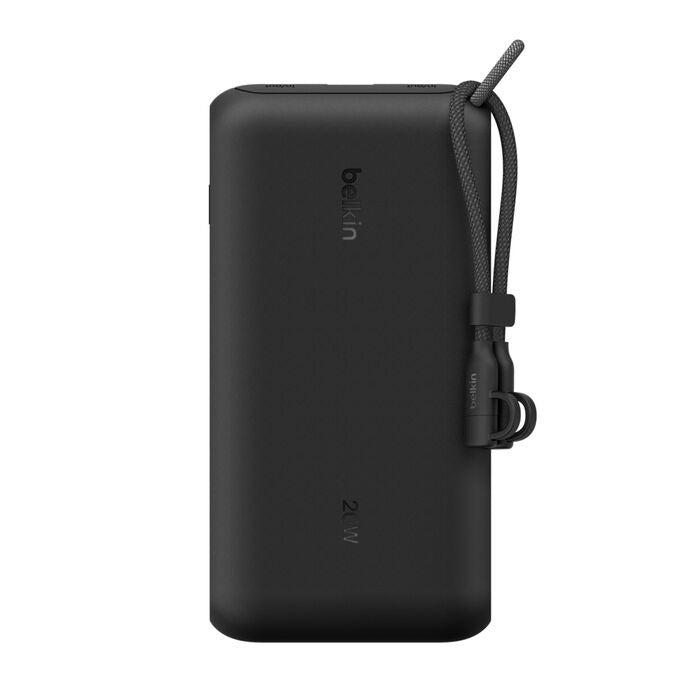 Belkin BoostCharge 20K mAh Power Bank with Display + USB-C to USB-C Cable 60W (15CM) - Black (BPB028fqBK), 20W, 2x USB-C, 1x USB-A, 2 Years Warranty - Image 3