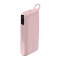 Belkin BoostCharge 20K mAh Power Bank with Display + USB-C to USB-C Cable 60W (15CM) - Pink (BPB028fqPK), 20W, 2x USB-C, 1x USB-A, 2 Years Warranty - Image 2