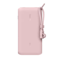 Belkin BoostCharge 20K mAh Power Bank with Display + USB-C to USB-C Cable 60W (15CM) - Pink (BPB028fqPK), 20W, 2x USB-C, 1x USB-A, 2 Years Warranty - Image 3