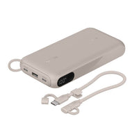 Belkin BoostCharge 20K mAh Power Bank with Display + USB-C to USB-C Cable 60W (15CM) - Sand (BPB028fqSD), 20W, 2x USB-C, 1x USB-A, 2 Years Warranty - Image 1