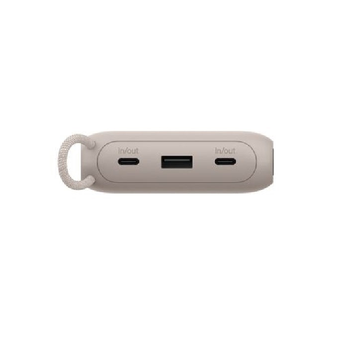 Belkin BoostCharge 20K mAh Power Bank with Display + USB-C to USB-C Cable 60W (15CM) - Sand (BPB028fqSD), 20W, 2x USB-C, 1x USB-A, 2 Years Warranty - Image 4