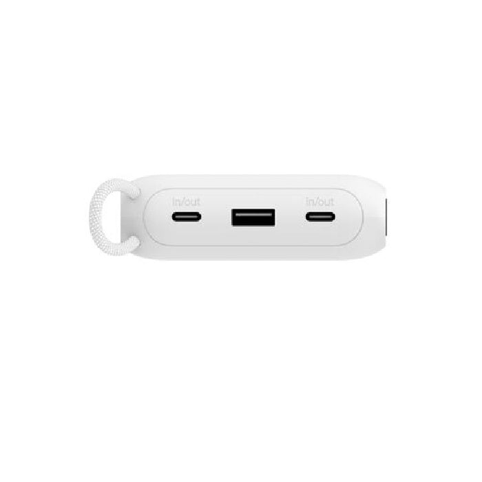 Belkin BoostCharge 20K mAH Power Bank with Display + USB-C to USB-C Cable 60W (15CM) - White (BPB028fqWH), 20W, 2x USB-C, 1x USB-A, 2 Years Warranty - Image 4