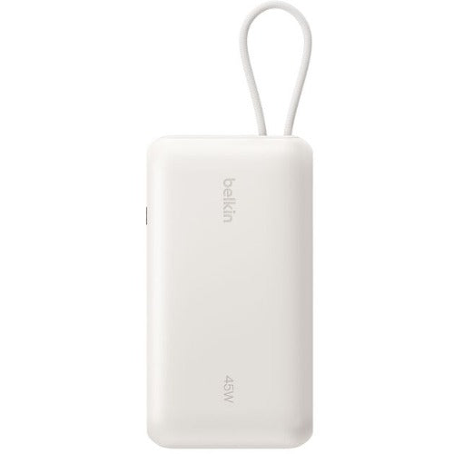 Belkin UltraCharge 10K mAh Power Bank & Display w/ Integrated USB-C Cable (20cm)-Sand(BPB029fqSA),2xUSB-C(45W),1xUSB-A(18W),$2500 CEW,2-Year Warranty - Image 4