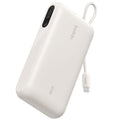 Belkin UltraCharge 10K mAh Power Bank & Display w/ Integrated USB-C Cable (20cm)-Sand(BPB029fqSA),2xUSB-C(45W),1xUSB-A(18W),$2500 CEW,2-Year Warranty - Image 1