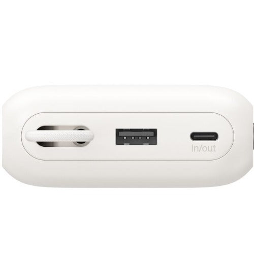 Belkin UltraCharge 20K mAh Power Bank & Display w/ Integrated USB-C Cable(20cm)-Sand(BPB030fqSA),2xUSB-C(45W),1xUSB-A(18W),$2500 CEW,2 Years Warranty - Image 2