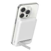 Belkin BoostCharge Pro 5k mAh Magnetic Power Bank With Qi2 + USB-C Cable (1M) - White (BPD006BTWH),15W,1xUSB-C, Overcharge Protection,2 Years Warranty - Image 1