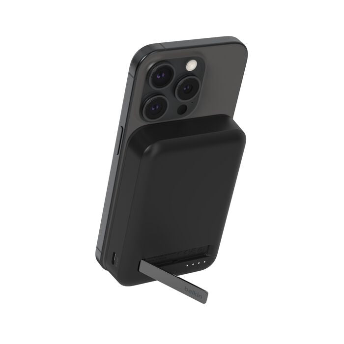 Belkin BoostCharge Pro Magnetic 10K Power Bank w/ Qi2 (15W)+USB-C Cable(1M)+Integrated Kickstand -Black(BPD008BTBK),2xUSB,$2500 CEW,2 Years Warranty - Image 5