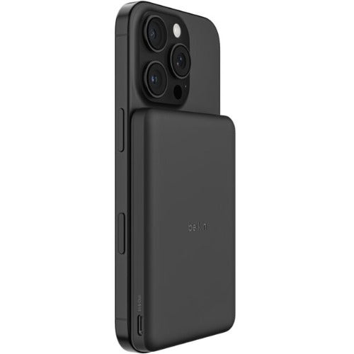 Belkin BoostCharge Slim Magnetic 5K Power Bank with USB-C Cable(0.6M- Black(BPD010fqBK),1x USB-C(15W),Qi2 (7.5W), $2,500 CEW, 2 Years Warranty - Image 1