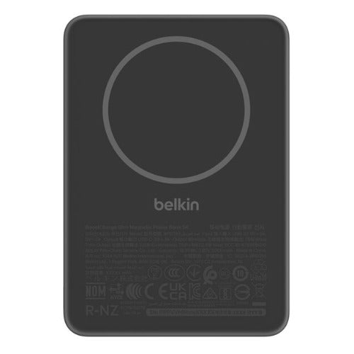 Belkin BoostCharge Slim Magnetic 5K Power Bank with USB-C Cable(0.6M- Black(BPD010fqBK),1x USB-C(15W),Qi2 (7.5W), $2,500 CEW, 2 Years Warranty - Image 2