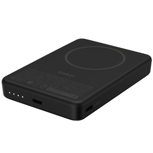 Belkin BoostCharge Slim Magnetic 10K Power Bank w/ Qi2(15W)+USB-C Cable(.6M)+Integrated Kickstand -Black(BPD016fqBK),2xUSB-C,$2500 CEW,2 Year Warranty - Image 3