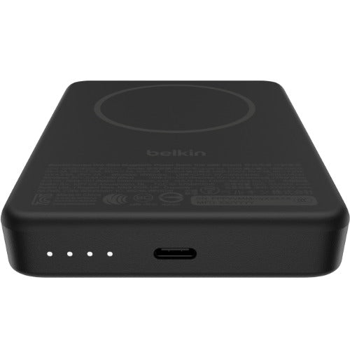 Belkin BoostCharge Slim Magnetic 10K Power Bank w/ Qi2(15W)+USB-C Cable(.6M)+Integrated Kickstand -Black(BPD016fqBK),2xUSB-C,$2500 CEW,2 Year Warranty - Image 4