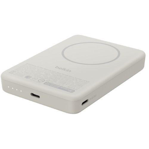 Belkin BoostCharge Slim Magnetic 10K Power Bank w/ Qi2(15W)+USB-C Cable(.6M)+Integrated Kickstand -Sand(BPD016fqSA),2xUSB-C,$2500 CEW,2 Years Warranty - Image 3