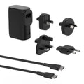 Belkin BoostCharge Hybrid PD 3.0 25W Dual Wall Charger + 5K mAh Power Bank + Travel Adapter Kit +USB-C Cable- Black(BPZ003bt1MBK-B6), 2 Years Warranty - Image 1