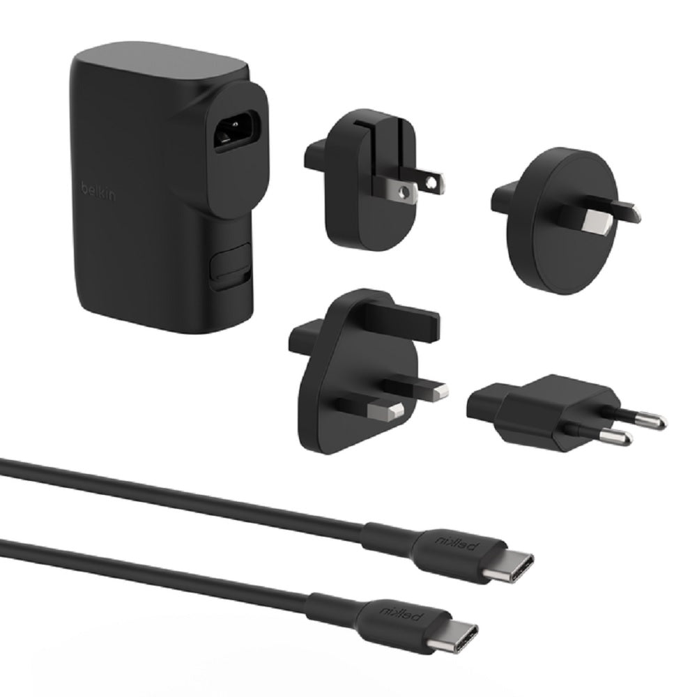 Belkin BoostCharge Hybrid 25W Wall Charger+5k mAh Power Bank(20W)+Tavel Adapter Kit -Black(BPZ003bt1MBK-B6)x1xUSB-C,1xUSB-A,$2500 CEW,2 Years Warranty - Image 5