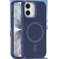 USP Apple iPhone 17 (6.3") Armor 3D Mesh Case with MagSafe Dark Blue- Fragiile Surface, TPU Bumper, Drop Resistance, 5 Years Warranty - Image 1