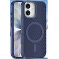 USP Apple iPhone 17 (6.3") Armor 3D Mesh Case with MagSafe Dark Blue- Fragiile Surface, TPU Bumper, Drop Resistance, 5 Years Warranty - Image 1