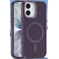 USP Apple iPhone 17 (6.3") Armor 3D Mesh Case with MagSafe Dark Purple- Fragiile Surface, TPU Bumper, Drop Resistance, 5 Years Warranty - Image 1