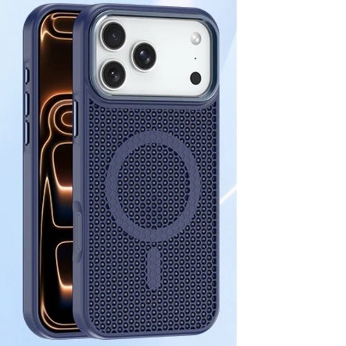 USP Apple iPhone 17 Pro Max (6.9") Armor 3D Mesh Case with MagSafe Dark Blue- Fragiile Surface, TPU Bumper, Drop Resistance, 5 Years Warranty - Image 5