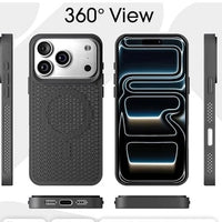 USP Apple iPhone 17 Pro (6.3") Armor 3D Mesh Case with MagSafe Black- Fragiile Surface, TPU Bumper, Drop Resistance, 5 Years Warranty - Image 2