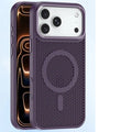 USP Apple iPhone 17 Pro (6.3") Armor 3D Mesh Case with MagSafe Dark Purple- Fragiile Surface, TPU Bumper, Drop Resistance,  5 Years Warranty - Image 1