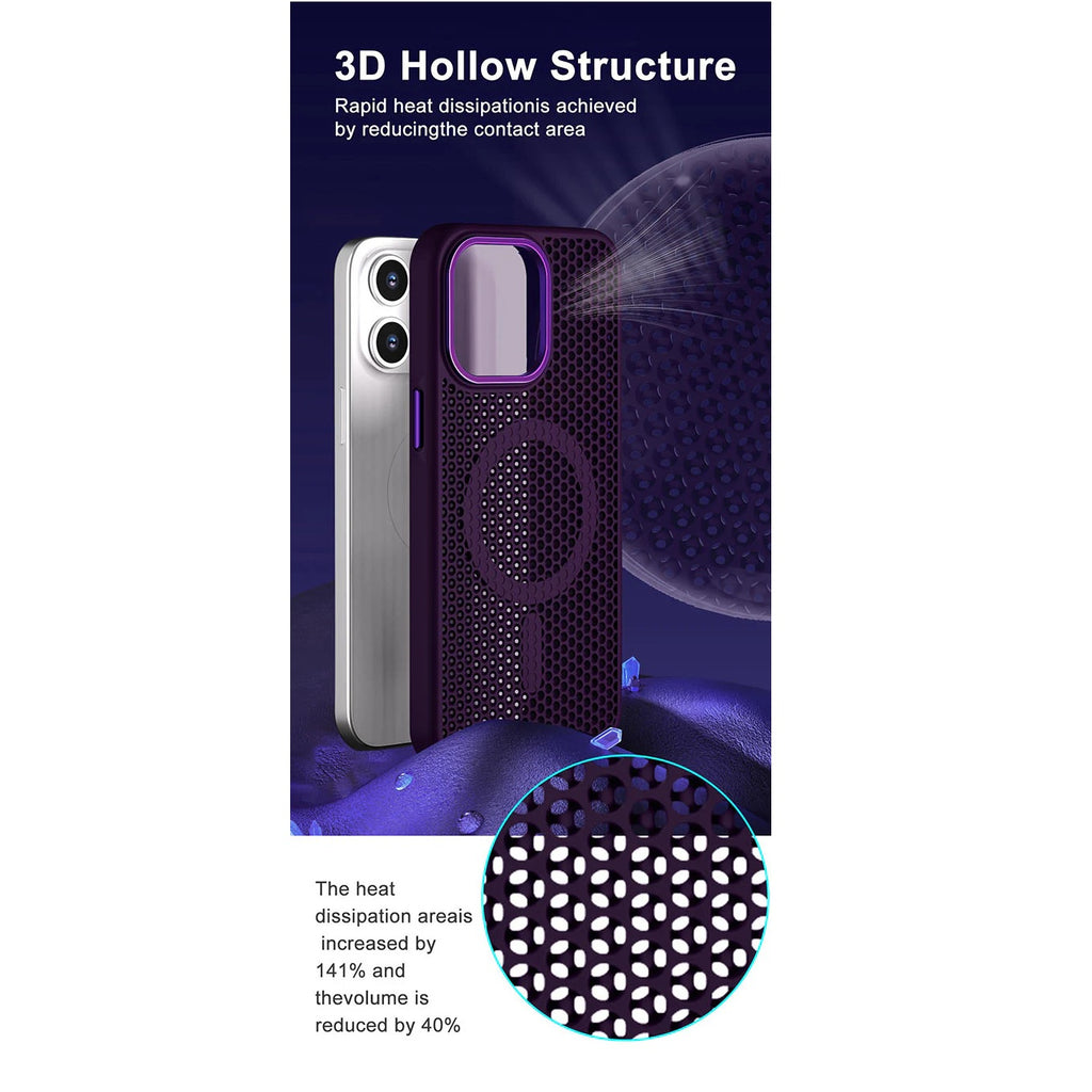 USP Apple iPhone 17 Pro (6.3") Armor 3D Mesh Case with MagSafe Pink - Fragiile Surface, TPU Bumper, Drop Resistance, 5 Years Warranty - Image 3