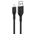 Belkin BoostCharge Lightning to USB-A Cable (1M) - Black (CAA019FQ1MBK), 2.4A/15W, 480Mbps, 300K+ Bends, Apple iPhone, MFI-Certified, 2 Years Warranty - Image 1