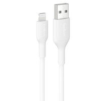 Belkin BoostCharge Lightning to USB-A Cable (2M) - White (CAA019FQ2MWH), 2.4A/15W, 480Mbps, 300K+ Bends, Apple iPhone, MFI-Certified, 2 Years Warranty - Image 1