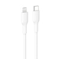 Belkin BoostCharge Lightning to USB-C Cable (1M) - White (CAA021FQ1MWH), 3A/15W, 480Mbps, 300K+ Bends, Apple iPhone, MFI-Certified, 2 Years Warranty - Image 1