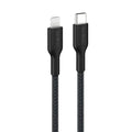Belkin BoostCharge Pro Braided Lightning to USB-C Cable (1M) - Black (CAA022FQ1MBK),3A/15W, 480Mbps,350K+ Bends,Apple, MFI-Certified, 2 Years Warranty - Image 1