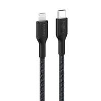 Belkin Boostcharge Pro Braided Lightning to USB-C Cable (2M) - Black (CAA022FQ2MBK),3A/15W, 480Mbps,350K+ Bends,Apple, MFI-Certified, 2 Years Warranty - Image 1