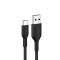Belkin BoostCharge Pro Braided USB-C to USB-A Cable (1M) - Black (CAB022fq1MBK), 3A/15W, 480Mbps, 350K+ Bends, Apple,USB-IF Certified,2 Years Warranty - Image 1