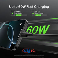 Belkin BoostCharge USB-C to USB-C Cable (1M) - Black (CAB023FQ1MBK), 3A/60W, 480Mbps, 300K+ Bends,  Apple, Samsung, USB-IF Certified, 2 Years Warranty - Image 2