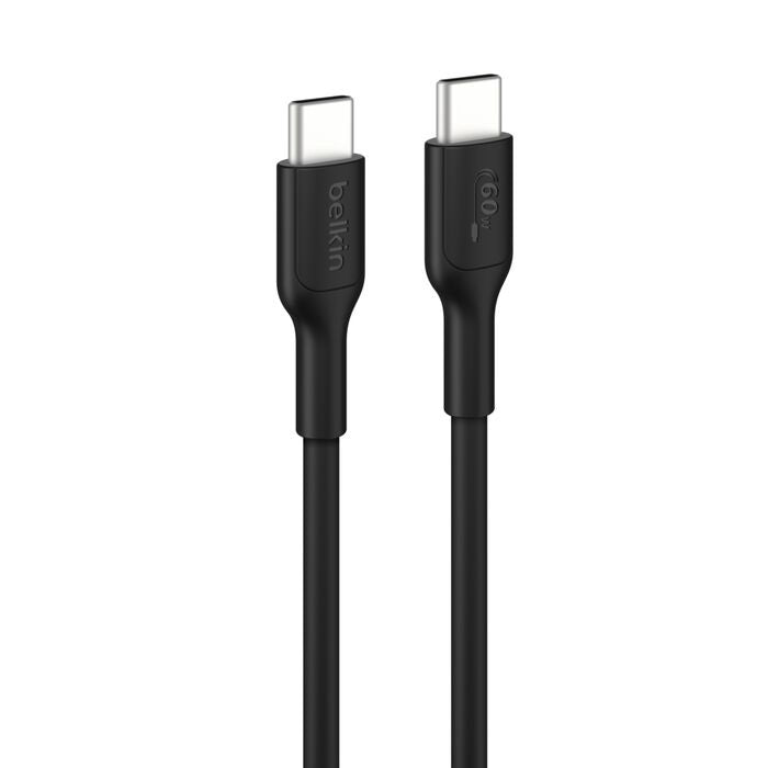 Belkin BoostCharge USB-C to USB-C Cable (1M) - Black (CAB023FQ1MBK), 3A/60W, 480Mbps, 300K+ Bends,  Apple, Samsung, USB-IF Certified, 2 Years Warranty - Image 5