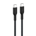 Belkin BoostCharge Pro Braided USB-C to USB-C Cable (1M) - Black (CAB025FQ1MBK), 5A/240W, 480Mbps, 350K+ Bend, USB-IF Certified, 2 Years Warranty - Image 1