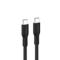 Belkin BoostCharge Pro Braided USB-C to USB-C Cable (3M) - Black (CAB025fq3MBK), 5A/240W, 480Mbps, 350K+ Bend, USB-IF Certified, 2 Years Warranty - Image 1