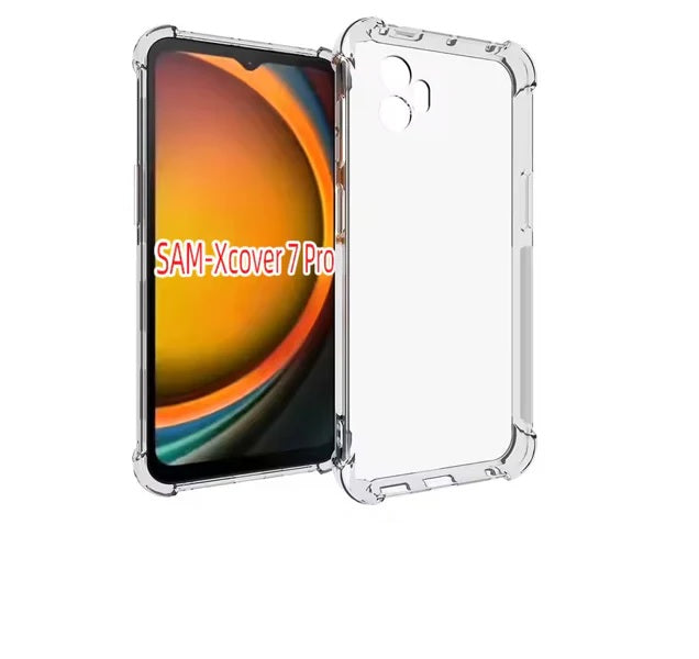 USP Samsung Galaxy  Xcover7 Pro (6.6") Jelly Clear Case - Shockproof, DropProof, Tough Gel, Flexibilty, Extra Grip, 5 Years Warranty - Image 1