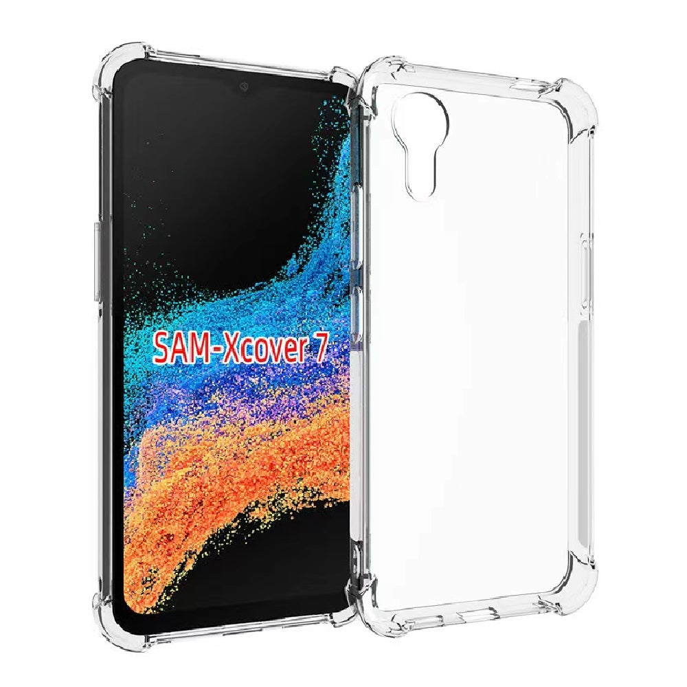 USP Samsung Galaxy Xcover7 (6.6") Jelly Clear Case - Shockproof, DropProof, Tough Gel, Flexibilty, Extra Grip, 5 Years Warranty - Image 1