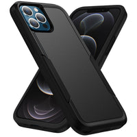 Phonix Rugged Apple iPhone 12 Pro Max (6.7") Armor Light Case Black - No-Slip, Sleek, Drop-Protection, Strong & Durable, 3 Years Warranty - Image 1