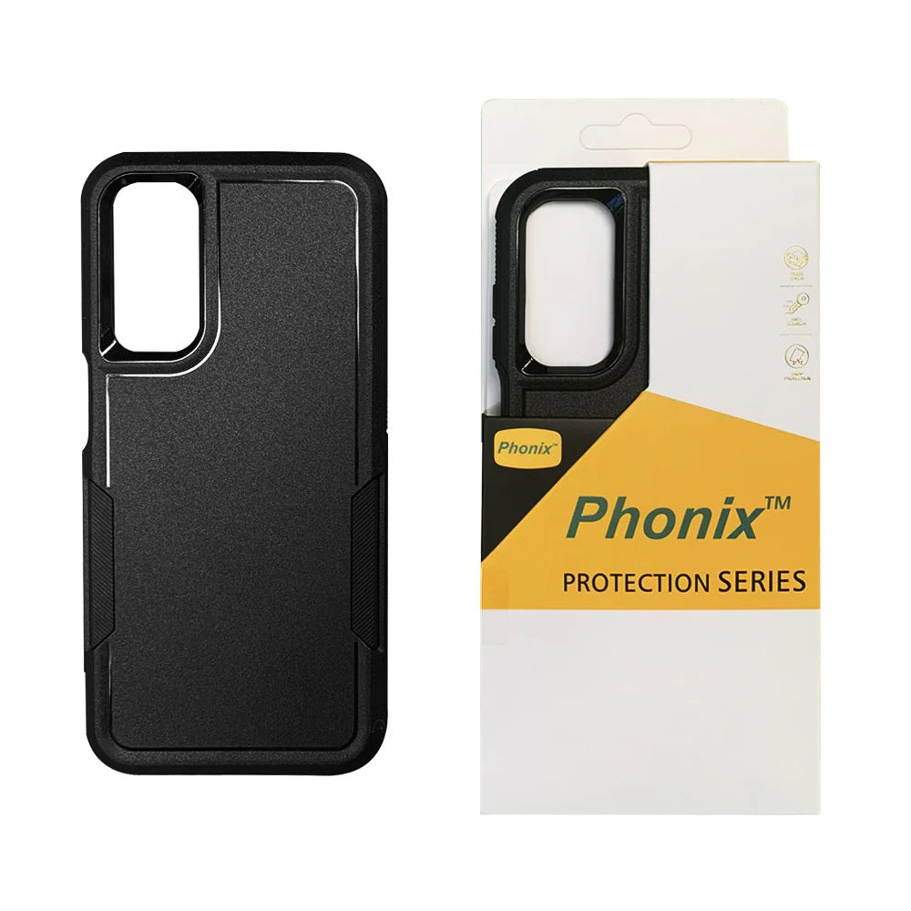 Phonix Rugged Samsung Galaxy A15 5G (6.5") Armor Light Case Black - No-Slip, Sleek, Drop-Protection, Strong & Durable, 3 Years Warranty - Image 1