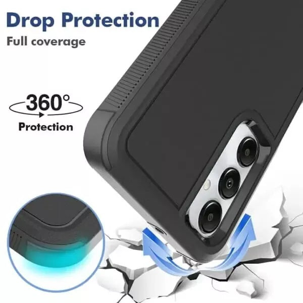 USP Rugged Samsung Galaxy A37 5G (6.7") Armor Light Case Black - No-Slip, Sleek, Drop-Protection, Strong & Durable,  5 Years Warranty - Image 3