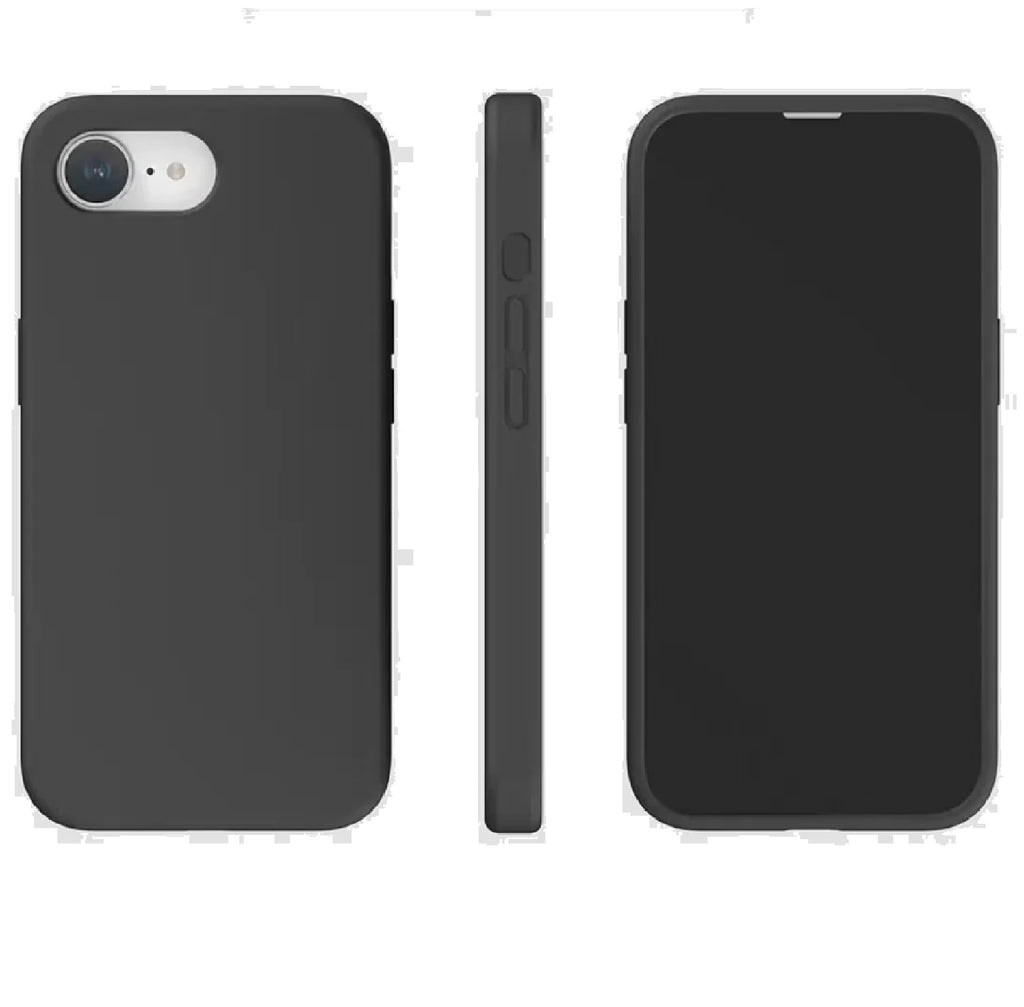 USP Apple iPhone 17e / iPhone 16e (6.1") Silicon Case Black - Two Tough Layers, Port Covers, No Slip Grippy Edges, Anti-fall , 5 Years Warranty - Image 2